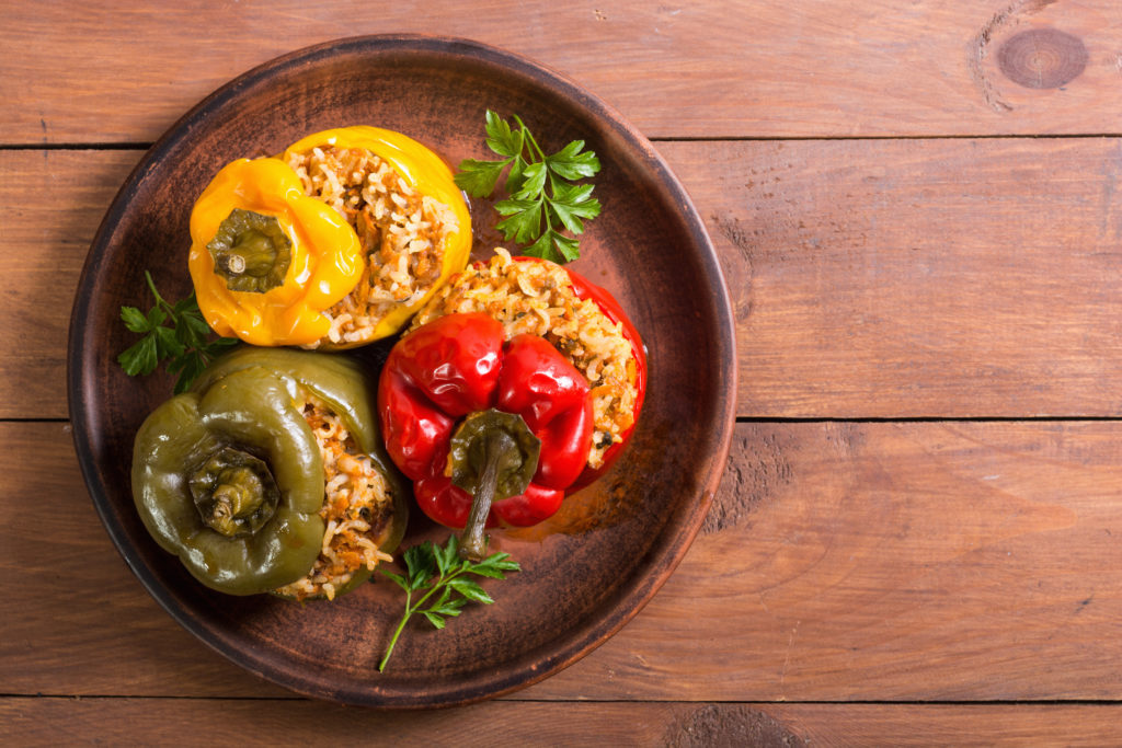 Colorful Grilled Stuffed Peppers