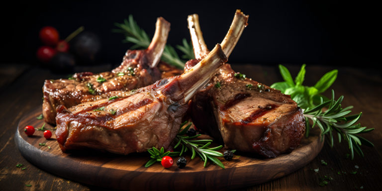 Read more about the article Pomegranate-Maple Glazed Lamb Chops